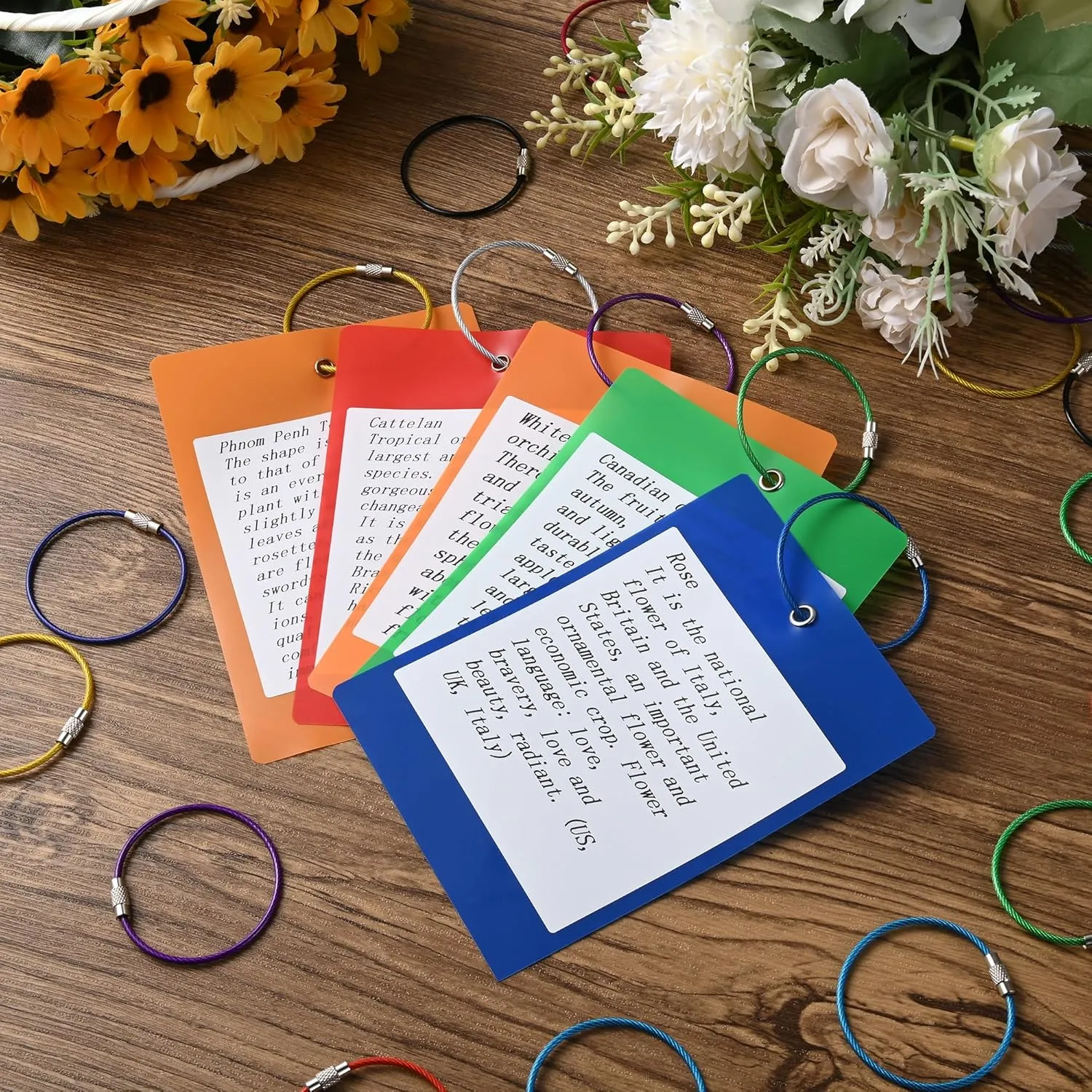 25 Pack Wire Keychain Cable,5.9 Inches Nylon Coated Stainless Steel Key Ring,Luggage Tag Loops,2mm Twist Barrel,Black