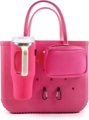4PCS Organizer Holder for Bogg Bag, Accessories for Bogg Bags, Phone & Cup Holder compatible with Bogg Bag Original