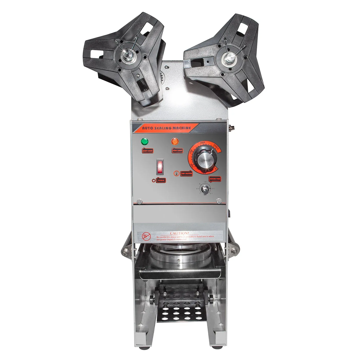 A-FWY690 Boba Cup Sealing Machine Commercial | Semi-Automatic Cup Sealer | 400-600 cups/h | Cups 3.5” & 3.7” (90 mm & 95 mm) diameter/ 6” (150 mm) max height