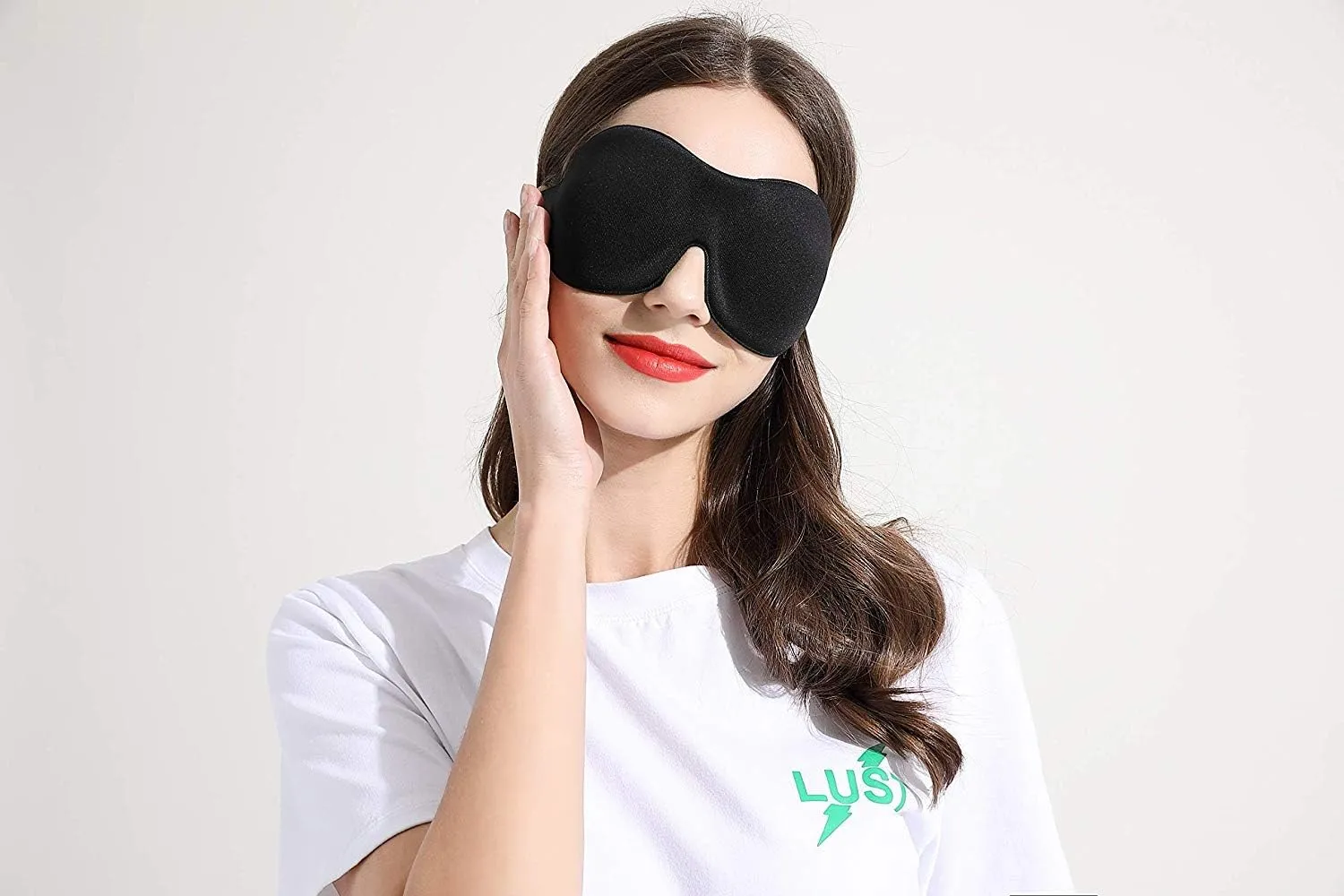 Cute Eye Mask Sleep Mask for Men Women Kids,2 Pack 3D Contoured Cup Sleeping Mask & Blindfold, Concave Molded Night Sleep Mask, Block Out Light (B-Stars, 1 Count (Pack of 1))