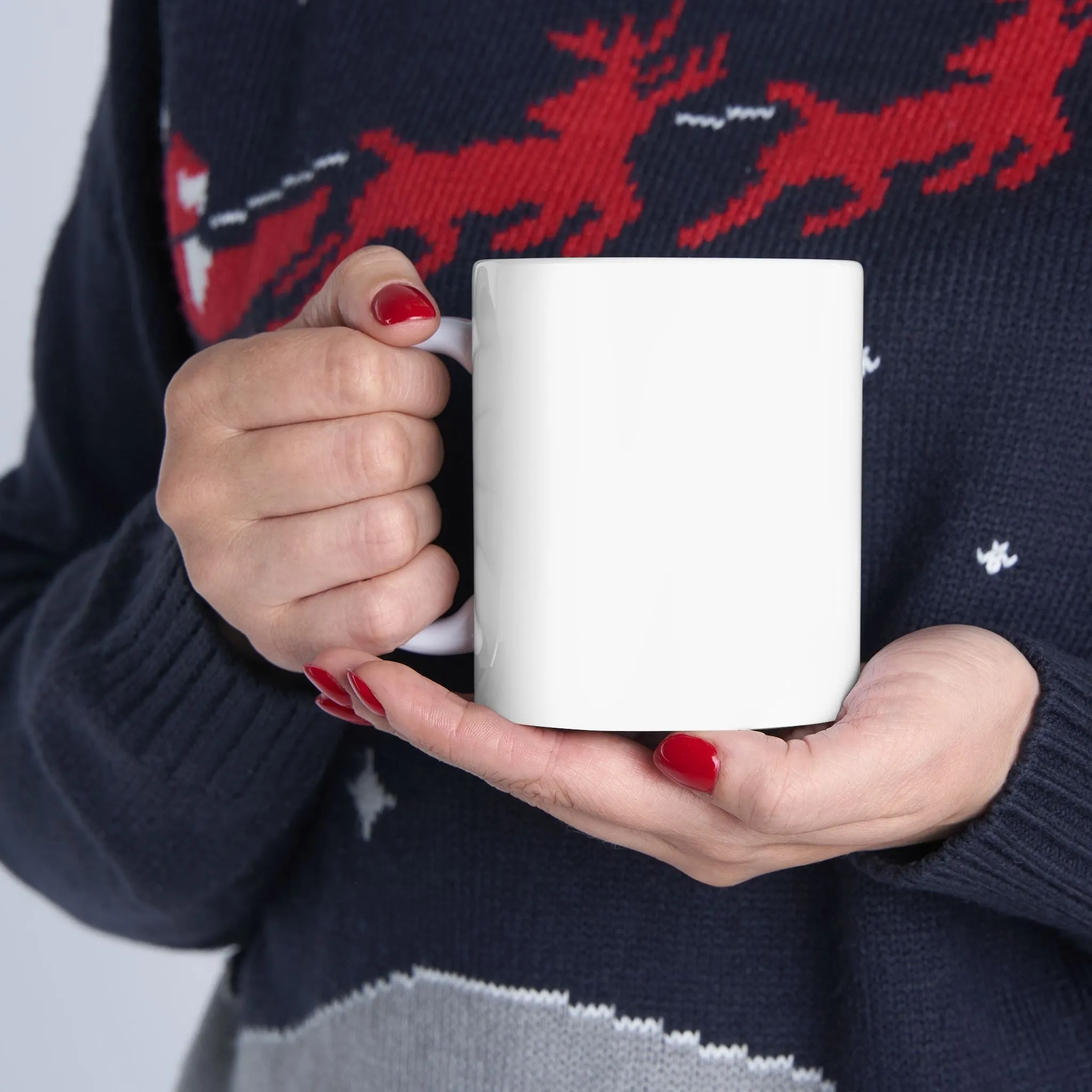 EliseuVisconti-A838-Paisagem rochosa estilizada – Email cloisonné – Estudo para Marchetaria Beautiful Novelty Ceramic Coffee Mug 11oz