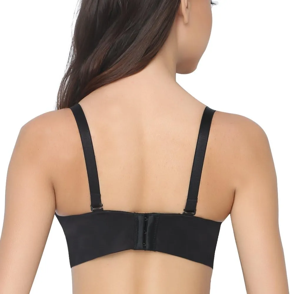FallSweet Add Two Cups Bras Brassiere for Women Push Up Padded Unlined