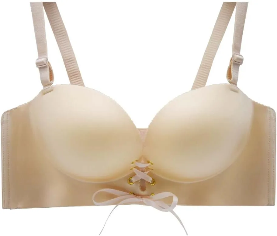 FallSweet Add Two Cups Bras Brassiere for Women Push Up Padded Unlined