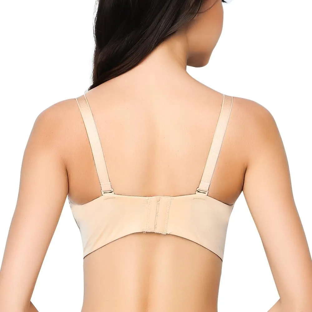 FallSweet Add Two Cups Bras Brassiere for Women Push Up Padded Unlined