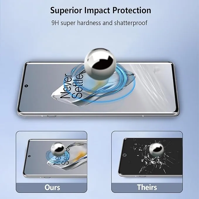 Full Liquid Glue UV Tempered Glass - OnePlus