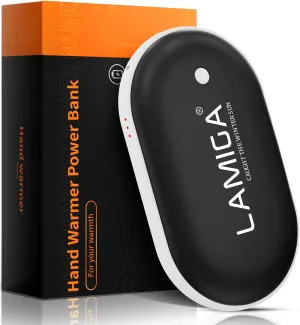 Hand Warmers Rechargeable,Electric Hand Warmer Reusable,5200mAh Portable Powerbank,Hot Hand Pocket Heater for Outdoor Camping and Hunting,The Best Gift for Winter.