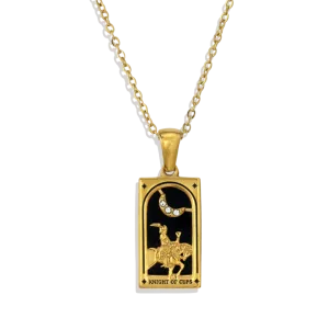 Knight of Cups Tarot Necklace