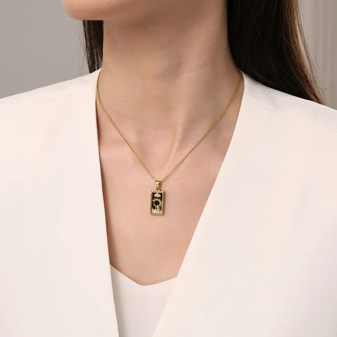 Knight of Cups Tarot Necklace