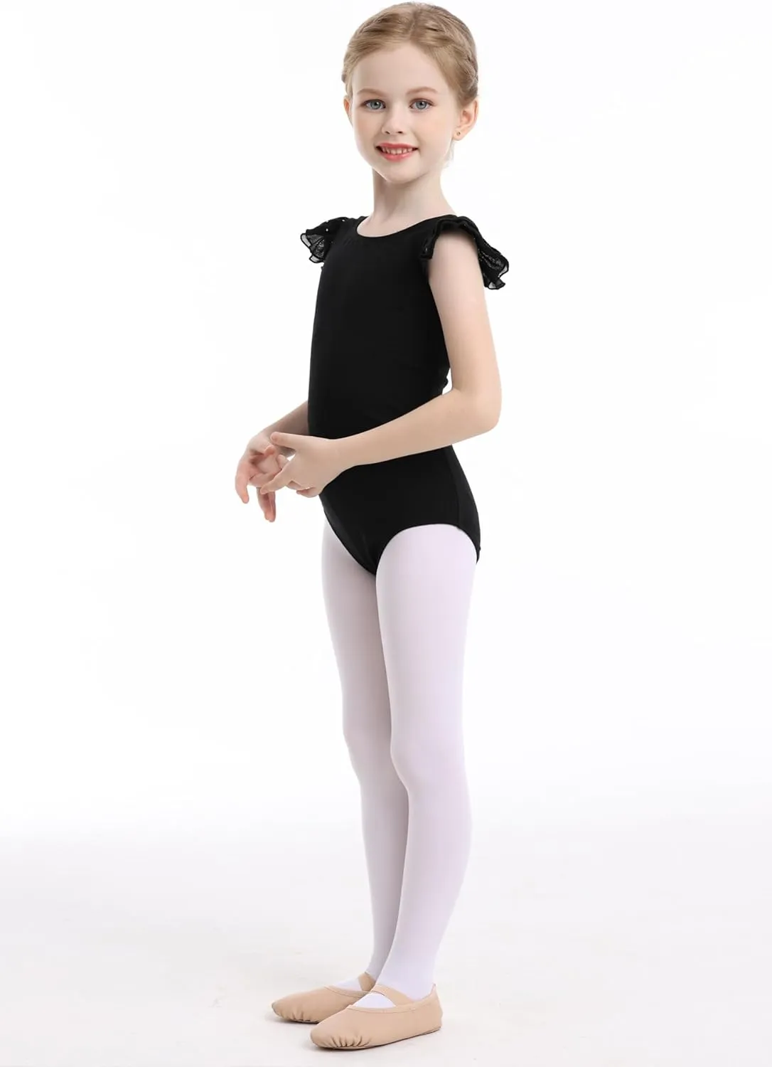MdnMd Long Skirt Ballet Dance Leotards for Toddler Girls Ballerina Outfit Dress