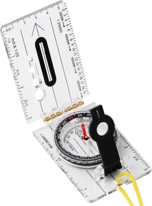 Military Compass Hiking Survival, Small Easy to Carry Math Compass for Kids, Accurate Orienteering Compasses, Multi-Purpose Camping Survival Gear The Best Gift for a Friend and Scouts