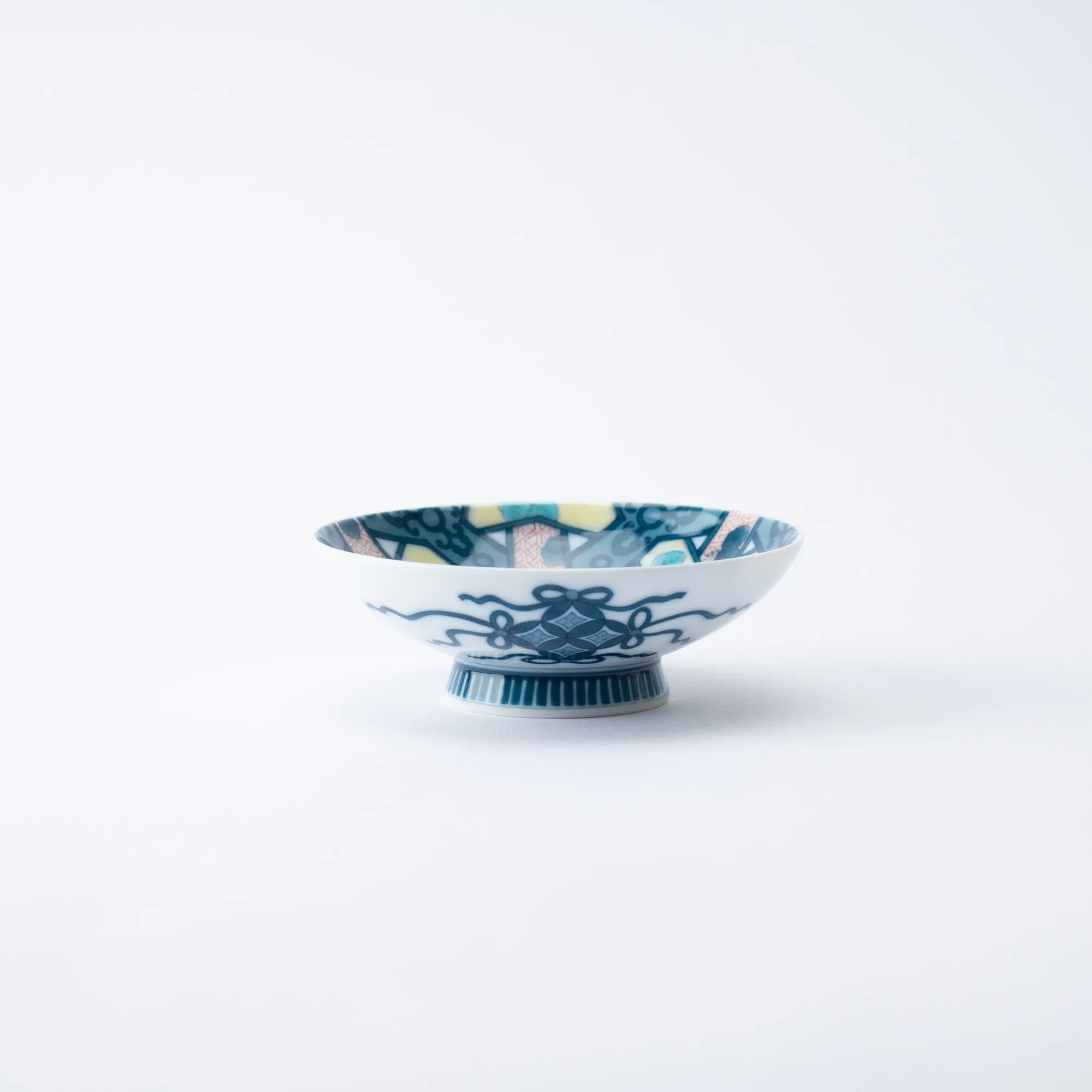 Nabeshima Tortoiseshell Pattern Sakazuki Flat Sake Cup