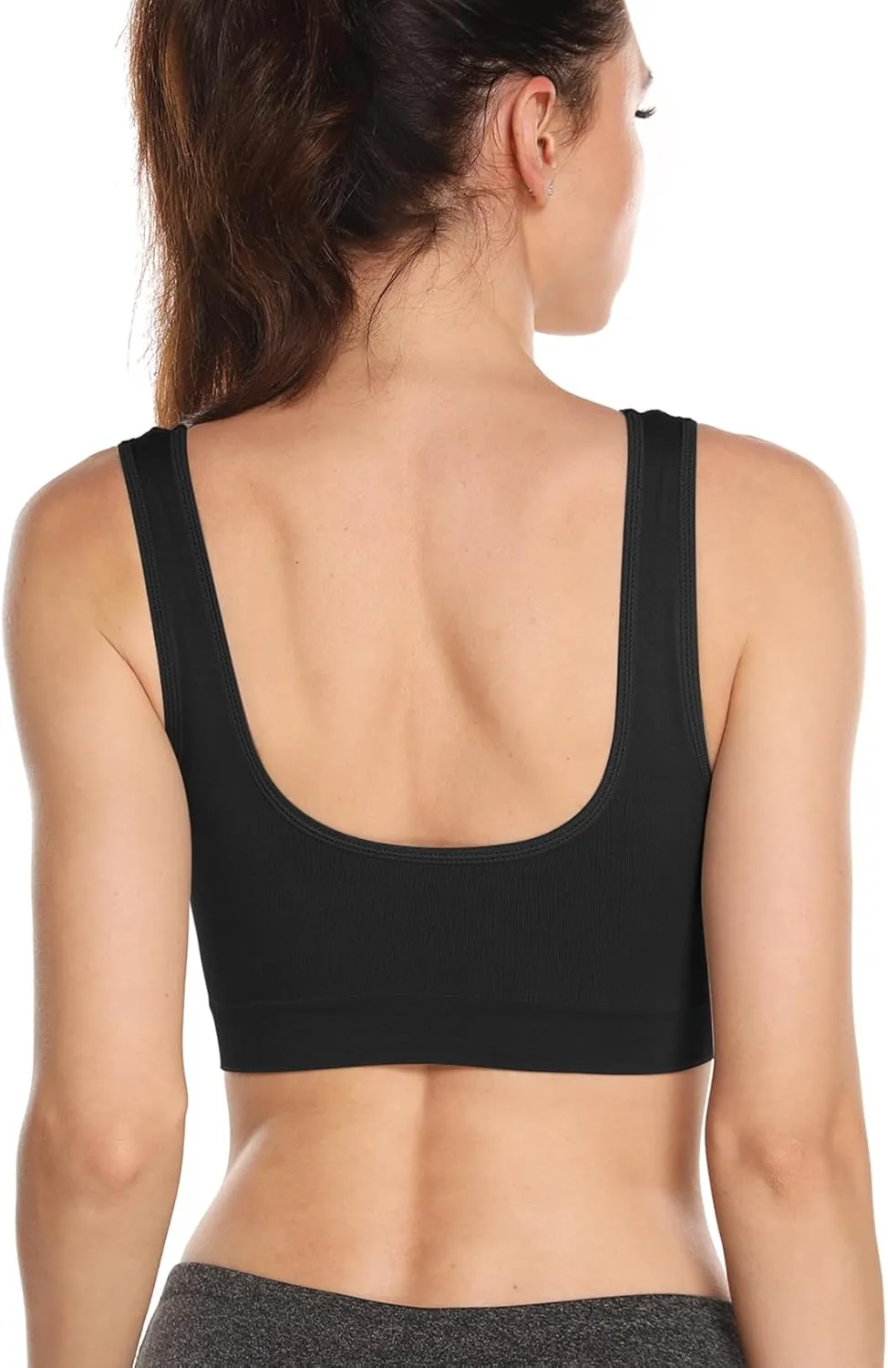 Onory 3 Pack Sports Bras for Women Wirefree Padded Workout Yoga Gym Fitness Bra Medium Support