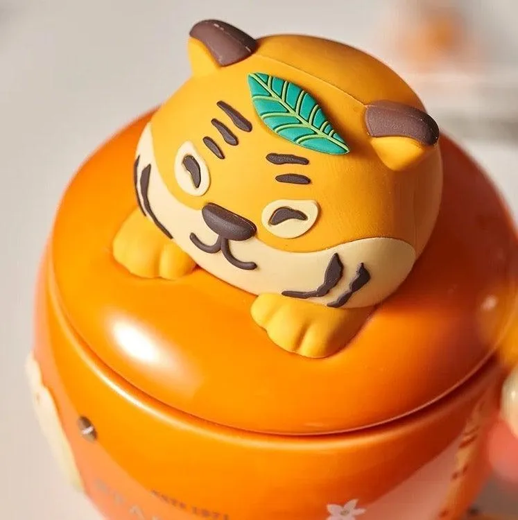 Orange Tiger Ceramic Mug 300ml / 10,14oz