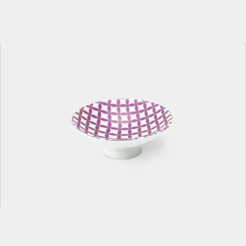 [SAKE CUP] PINK LUSTER CLOISONNE CREST | MINO WARES | MARUMO TAKAGI