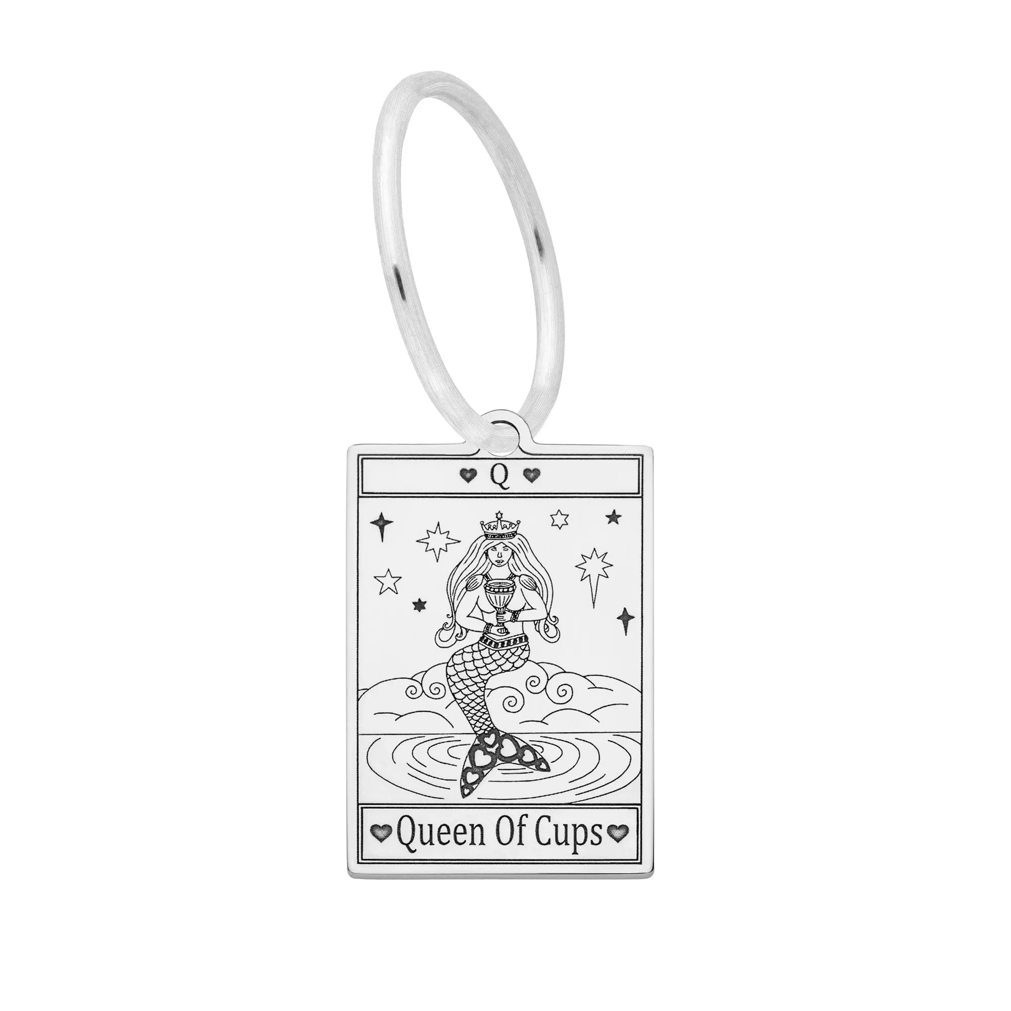 The Queen Of Cups Tarot Single Earring